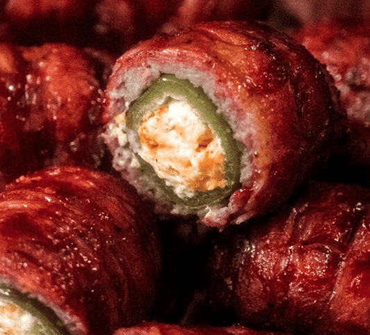 Bacon Wrapped Smoked Armadillo Eggs